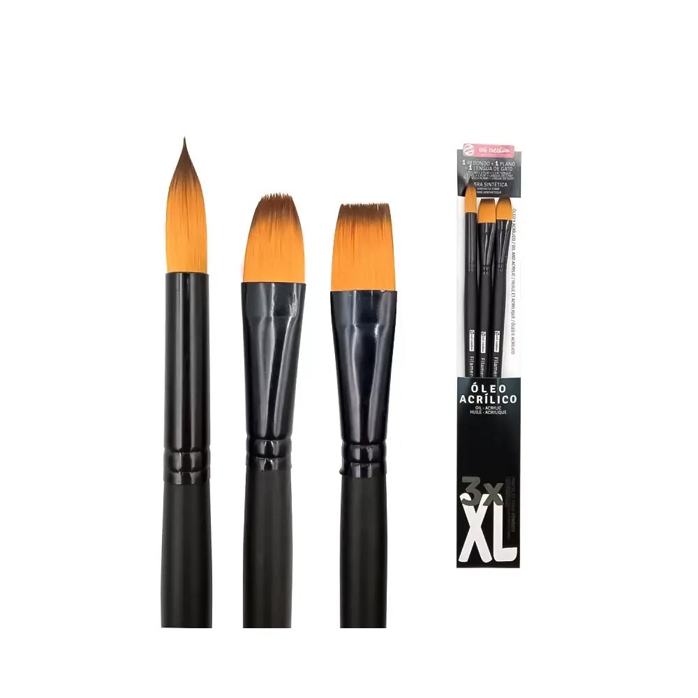 ست قلمو رنگ روغن و اکریلیک فیلامنت تالنز ایکس لارج